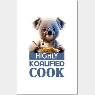 Just a Highly Koalified Cook Koala Posters and Art